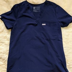 Figs Scrubs Set S Navy Catarina Top w Kade Bottom
